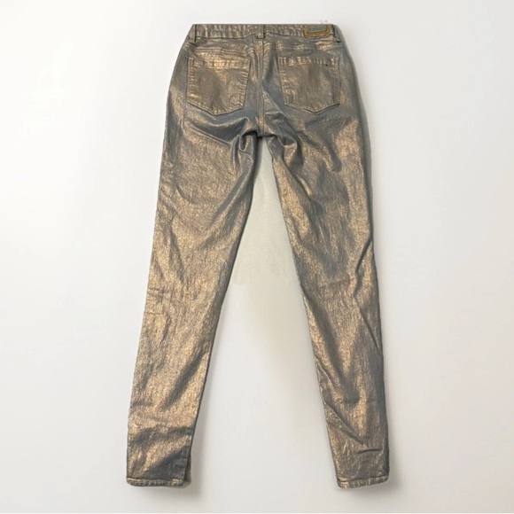 Buffalo David Bitton Irredescent Skinny Jeans Y2K Women’s Sz Mid Rise Size 26 - Picture 2 of 11